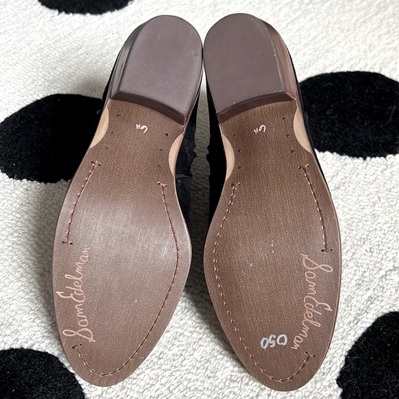 Sam Edelman Black Suede Ankle Booties - Picture 2 of 2